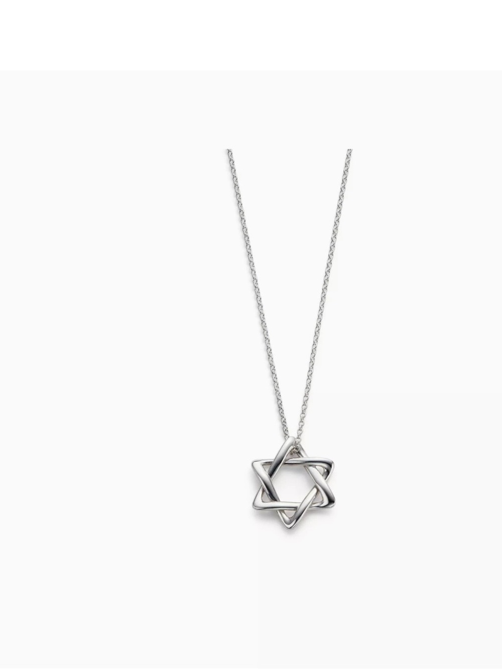 Tiffany & Co. Sterling Silver Star of David with Certificate of Authenticity. - Picture 4 of 4